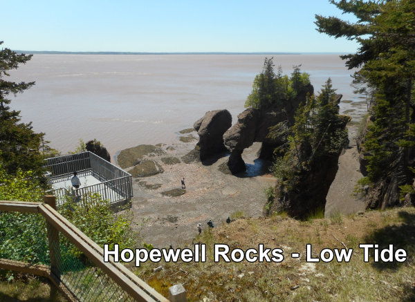 Hopewell Rocks low tide