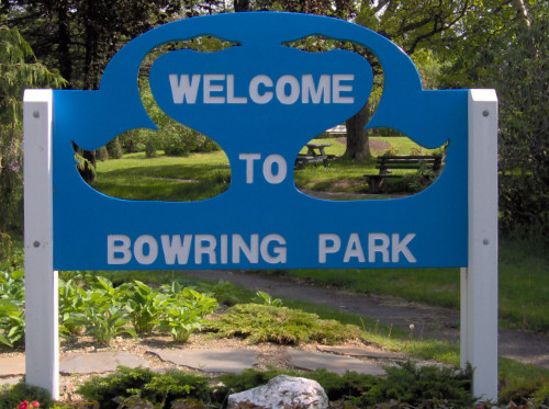 Bowring Park sign