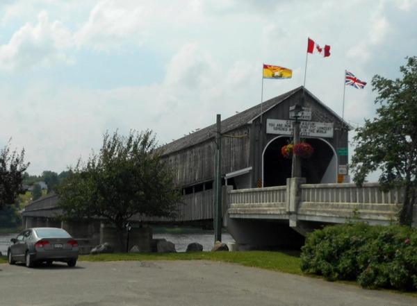 World’s longest covered bridge in Hartland, New Brunswick